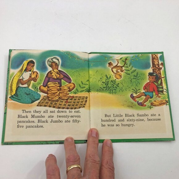 Little Black Sambo Vintage Children's Whitman 1950 Tell-A-Tale Book Hardback - Picture 5 of 6